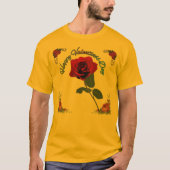 バレンタインデー ゴールド Tシャツ (正面)