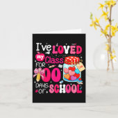 バレンタインデー シャツ 私の教室は愛のあふれる人たちでいっぱいだよT カード (黄色い花)