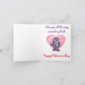 バレンタインデー シーズンカード (内部)