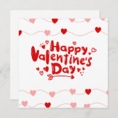 バレンタインデー シーズンカード (正面/裏面)