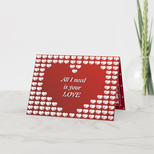 バレンタインデー シーズンカード (正面)