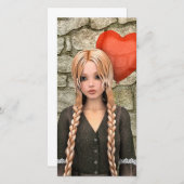 バレンタインデー シーズンカード (正面/裏面)