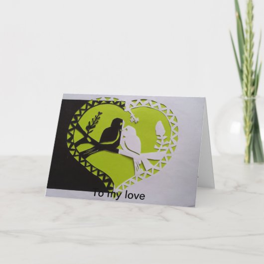 バレンタインデー シーズンカード (正面)