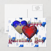 バレンタインデー シーズンポストカード (正面/裏面)