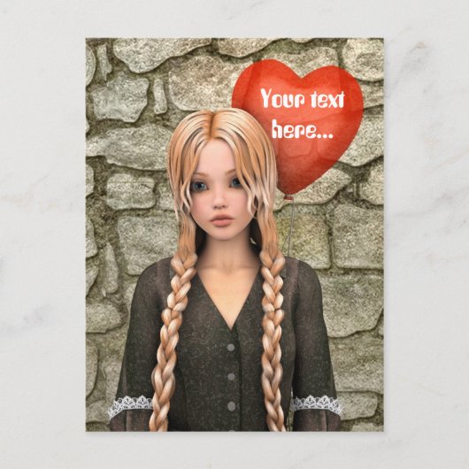 バレンタインデー シーズンポストカード (正面)