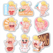 バレンタインデー シール (正面)