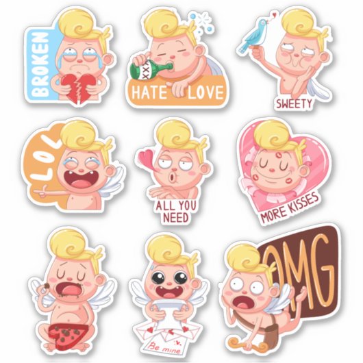 バレンタインデー シール (正面)