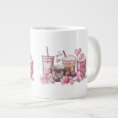 バレンタインデー ジャンボコーヒーマグカップ (正面右)