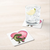 バレンタインデー スクエアペーパーコースター (インサイチュ)