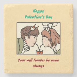 バレンタインデー ストーンコースター