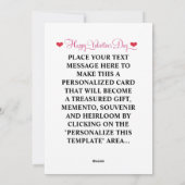 バレンタインデー セクシーなイケメン君 シーズンカード (裏面)