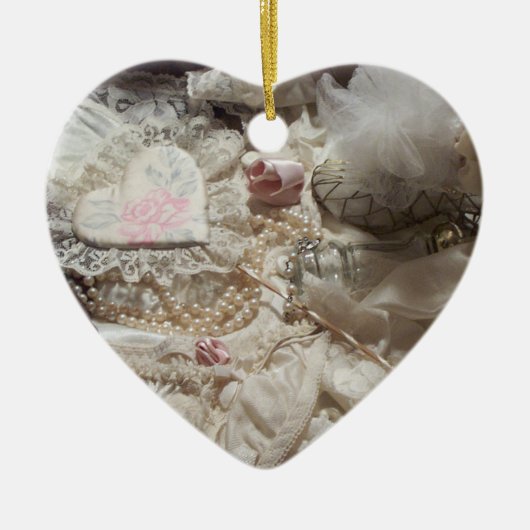 バレンタインデー セラミックオーナメント (正面)