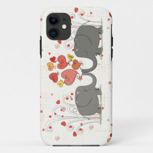 バレンタインデー・ゾウ iPhone 11 ケース
