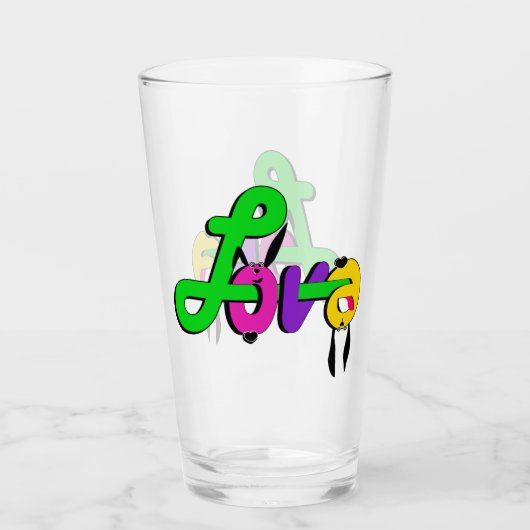 バレンタインデー タンブラーグラス (正面)