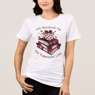 バレンタインデー チェリーレッドの本に予約完了 トライブレンドTシャツ