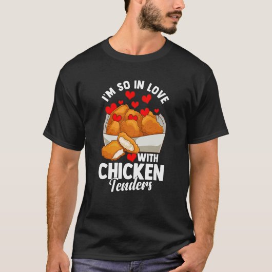 バレンタインデー チキンテンダー Tシャツ (正面)