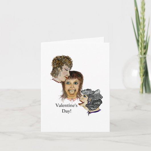 バレンタインデー:チョコレートが肥育しないカード カード (正面)