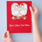 バレンタインデー チラシ (手)