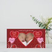 バレンタインデー – ツインズベビー発表 シーズンカード (スタンド正面)