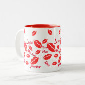 バレンタインデー ツートーンマグカップ (正面左)