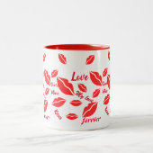 バレンタインデー ツートーンマグカップ (中央)