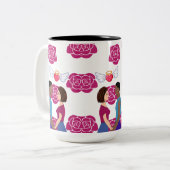 バレンタインデー。 ツートーンマグカップ (正面左)