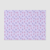 バレンタインデー ティッシュペーパー ピンクハート 薄葉紙 (正面)