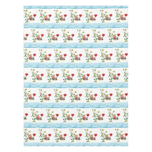 バレンタインデー テーブルクロス (正面)