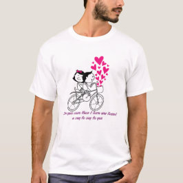 バレンタインデー テーマ カップル デザイン Tシャツ