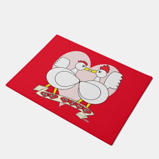 バレンタインデー ドアマット (アングル)