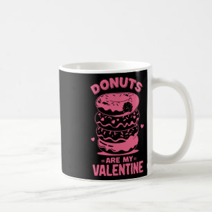 バレンタインデー ドーナツ Tシャツ スイート キャンディ ドーナツは私の コーヒーマグカップ
