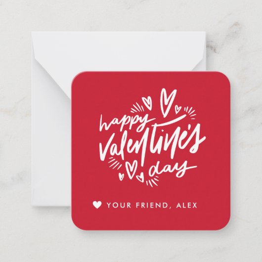 バレンタインデー ノートカード (正面)