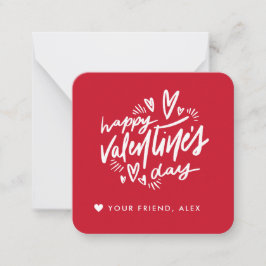 バレンタインデー ノートカード