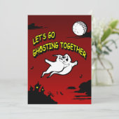 バレンタインデー ハロウィン ゴースト化 一緒に シーズンカード (スタンド正面)