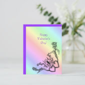 バレンタインデー – ハートと蝶の虹 シーズンカード (スタンド正面)