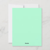 バレンタインデー – ハートと蝶の虹 シーズンカード (裏面)