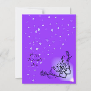 バレンタインデー – ハートと蝶の虹 シーズンカード