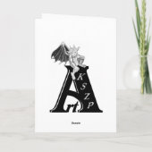 バレンタインデー – ハートと蝶の虹 シーズンカード (裏面)