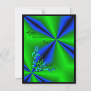 バレンタインデー – ハートと蝶の虹 シーズンカード