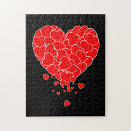 バレンタインデー – ハートのハート ジグソーパズル