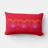 バレンタインデー(ハート前後) ランバークッション (裏面)