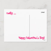 バレンタインデー&ハート~はがき シーズンポストカード (裏面)