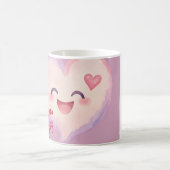 バレンタインデー ハート コーヒーマグ 可愛い コーヒーマグカップ (中央)