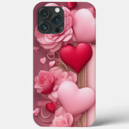 バレンタインデー ハート スマホケース iPhone 13 PRO MAXケース