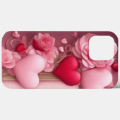 バレンタインデー ハート スマホケース Case-Mate iPhoneケース (裏面 (横))