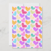 バレンタインデー ハート フォト シーズンカード (裏面)