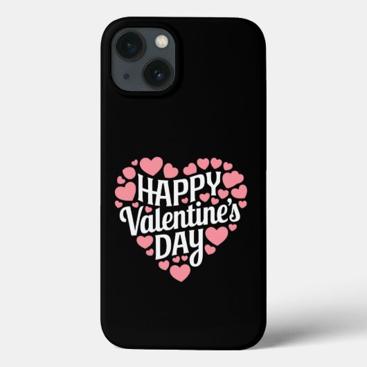 バレンタインデー ハート 愛をこめて ユーモア Case-Mate iPhoneケース (裏面)