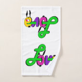 バレンタインデー バスタオルセット (ハンドタオル)