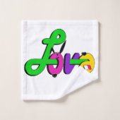 バレンタインデー バスタオルセット (ウォッシュタオル)