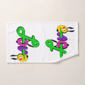 バレンタインデー バスタオルセット (ハンドタオル)